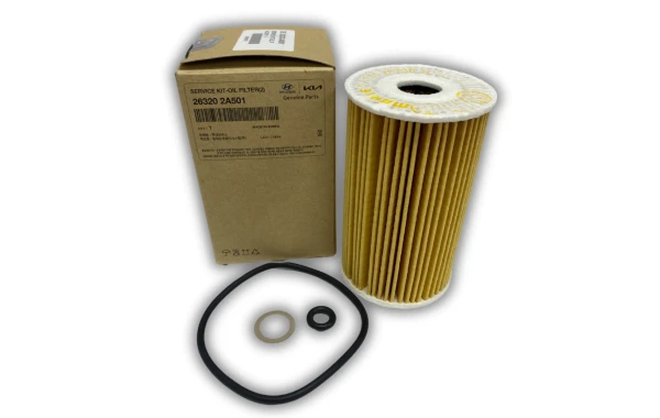 FILTRO ACEITE HYUNDAI ACCENT RB 2010> ELEMENTO HU7001X ORIGINAL MOBIS (26320-2A500) UB9A1