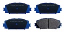 PASTILLA FRENO TOYOTA YARIS 06-15/PRIUS 1.8 10-16 | GREAT WALL VOLEEX C10-C20-C30 11-16 122.7MM ITAL-BRAKE GTX