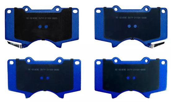 PASTILLA FRENO TOYOTA HILUX 2.5-3.0 10-24/HILUX 16-19/JAC T6-T8  134.5MM ITAL-BRAKE GTX