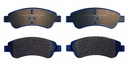PASTILLA FRENO PEUGEOT 206 1.6 04-10/307/PARTNER/BERLINGO/301/C-ELYSE ITAL-BRAKE 137MM GTX