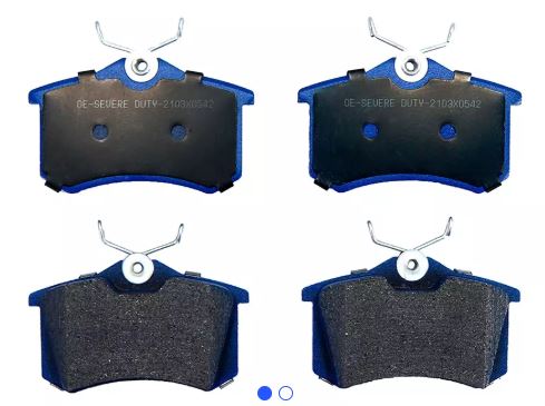 PASTILLA FRENO PEUGEOT 2008 1.6 14-18 | GOLF | BORA | 208 TRASERAS 87MM ITAL-BRAKE GTX