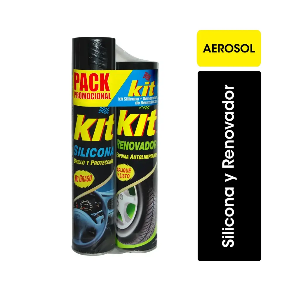 SILICONA KIT SILICONA+RENOVADOR NEUMATICO