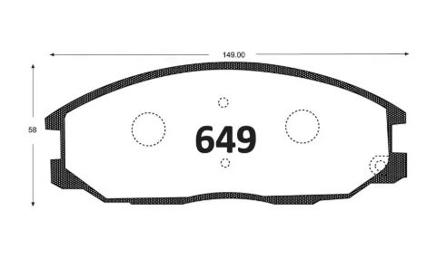 PASTILLA FRENO KIA SORENTO 03-09 149MM ITAL-BRAKE GTX