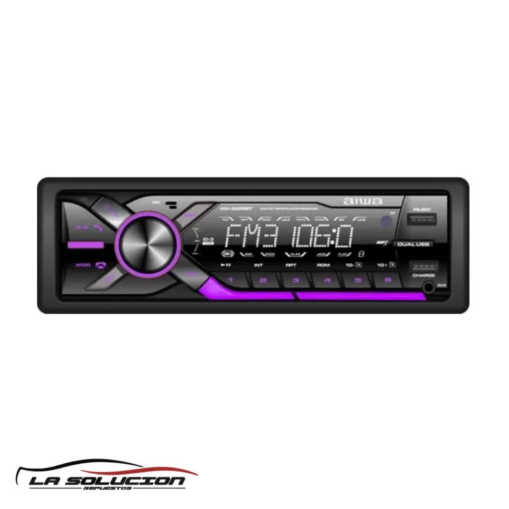 [22401] RADIO AIWA USB/BT 1DIN AW-3269 BLUETOOTH