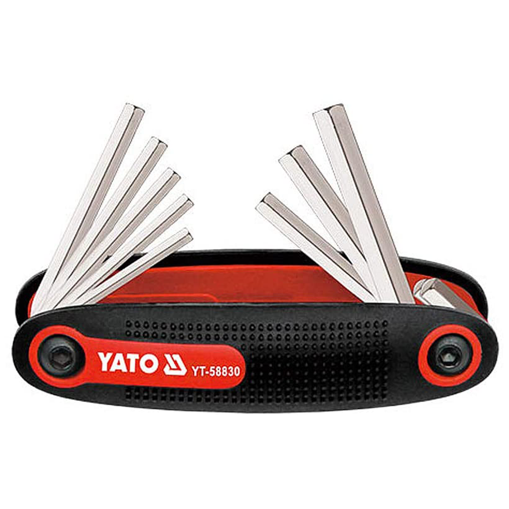 SET LLAVES ALLEN TIPO NAVAJA YATO 8 PIEZAS