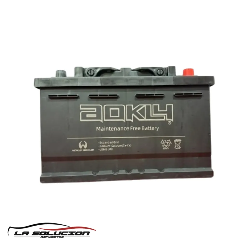 [23005] BATERIA 70 AMPERES AOKLY 600 CCA BORNE + DERECHO C/PESTAÑA (57024)