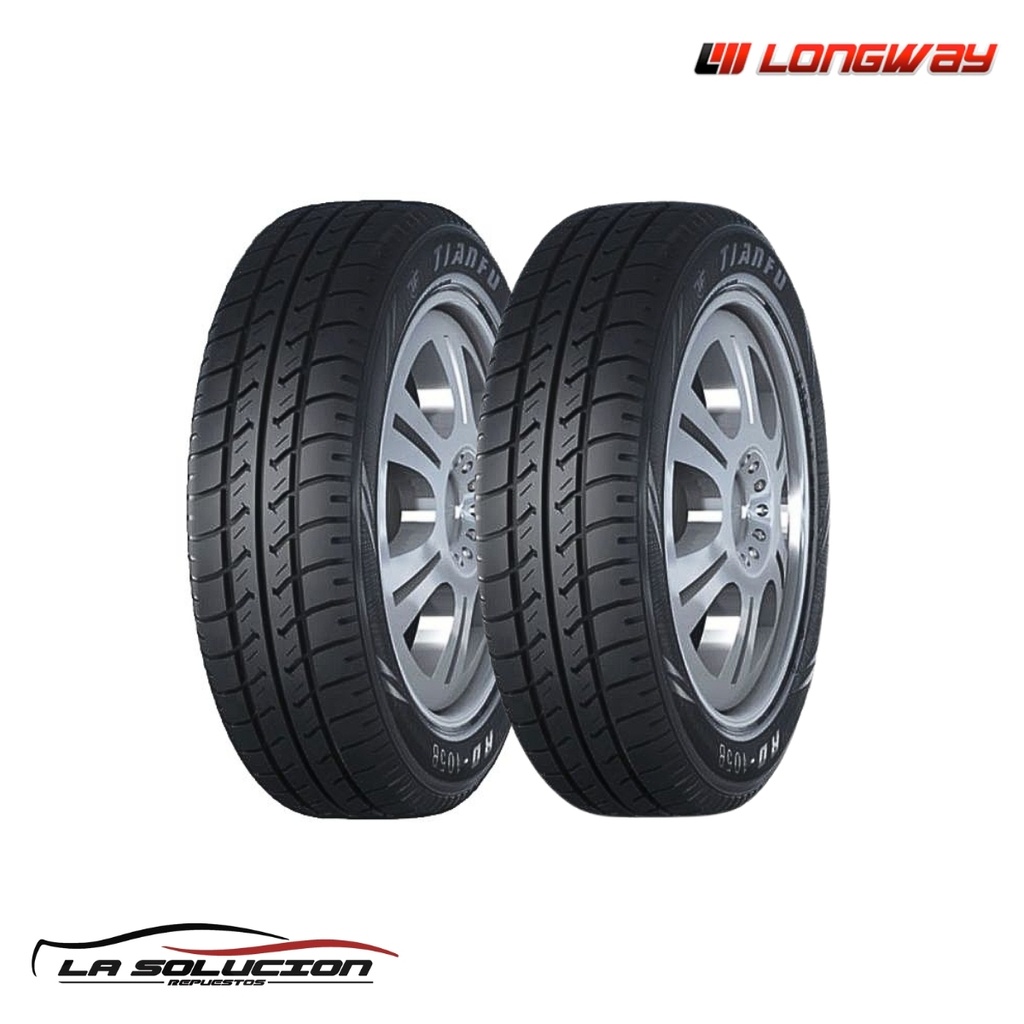 PAR DE NEUMATICOS 155 R12 LONGWAY/ROADX/APLUS/TIANFU 8PR UB