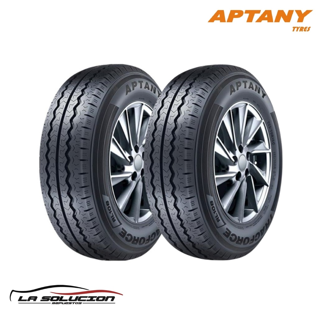 PAR DE NEUMATICOS 185 R14 APTANY RL108 LTR 8 TELAS