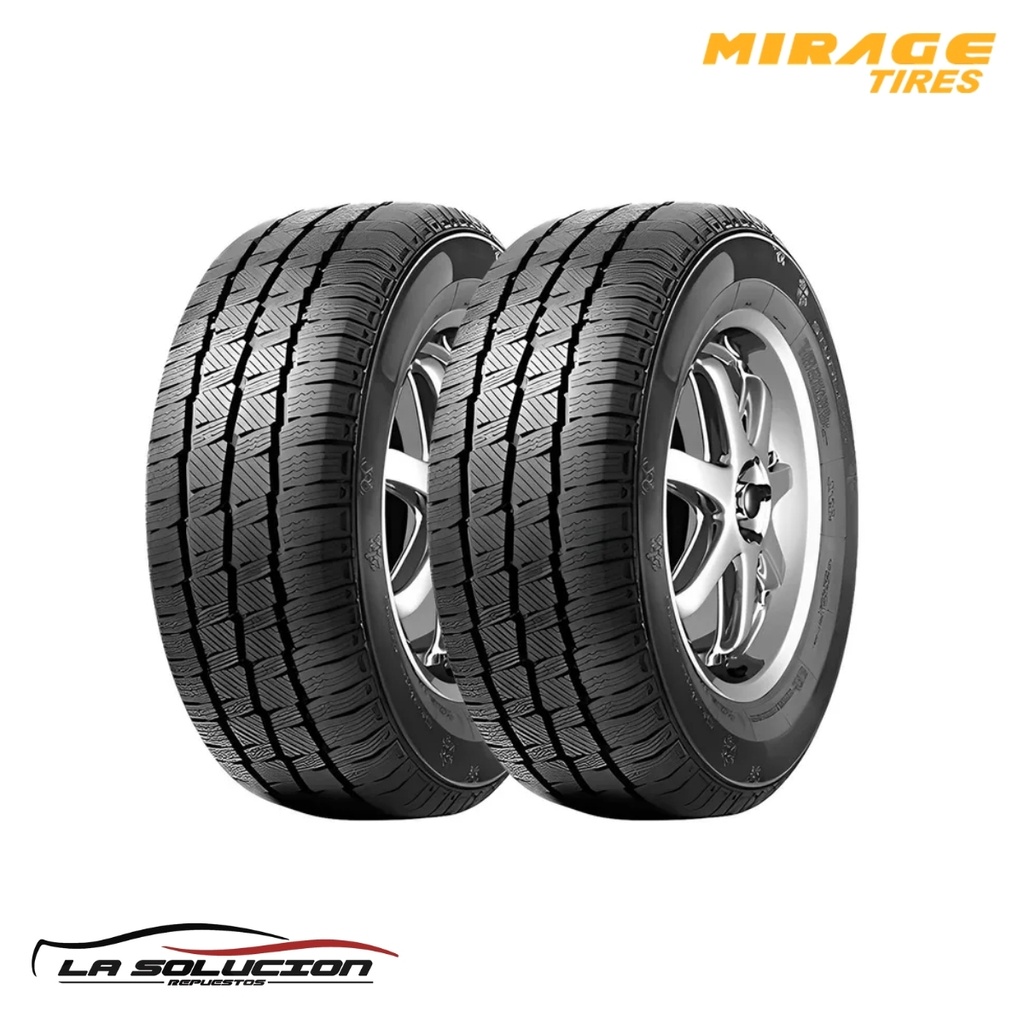 PAR DE NEUMATICOS 195 R14 MIRAGE MR300 8PR LTR TL BLK