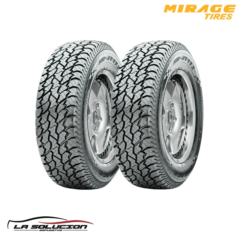 PAR DE NEUMATICOS 215/75 R15 MIRAGE MR-AT172 100S AT 6 TELAS