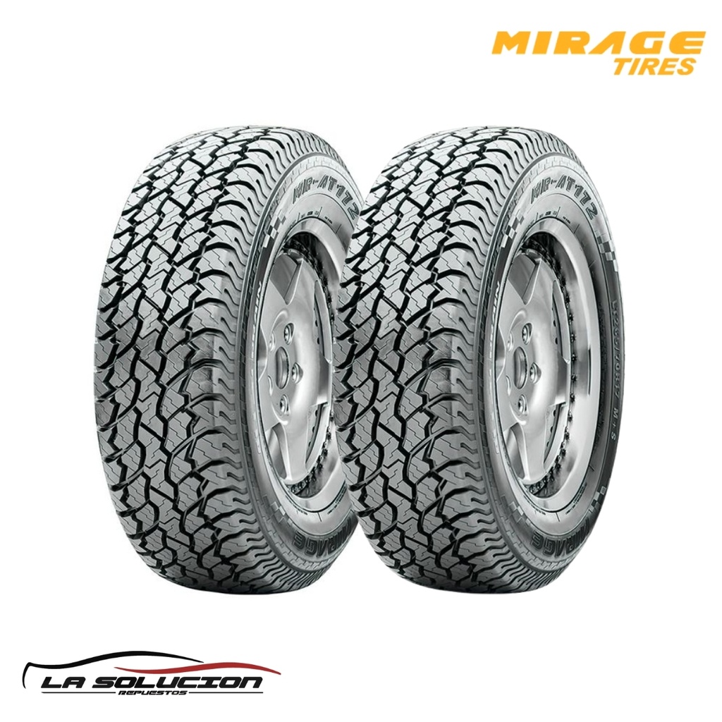 PAR DE NEUMATICOS 245/75 R16 MIRAGE MR-AT172 AT 111S