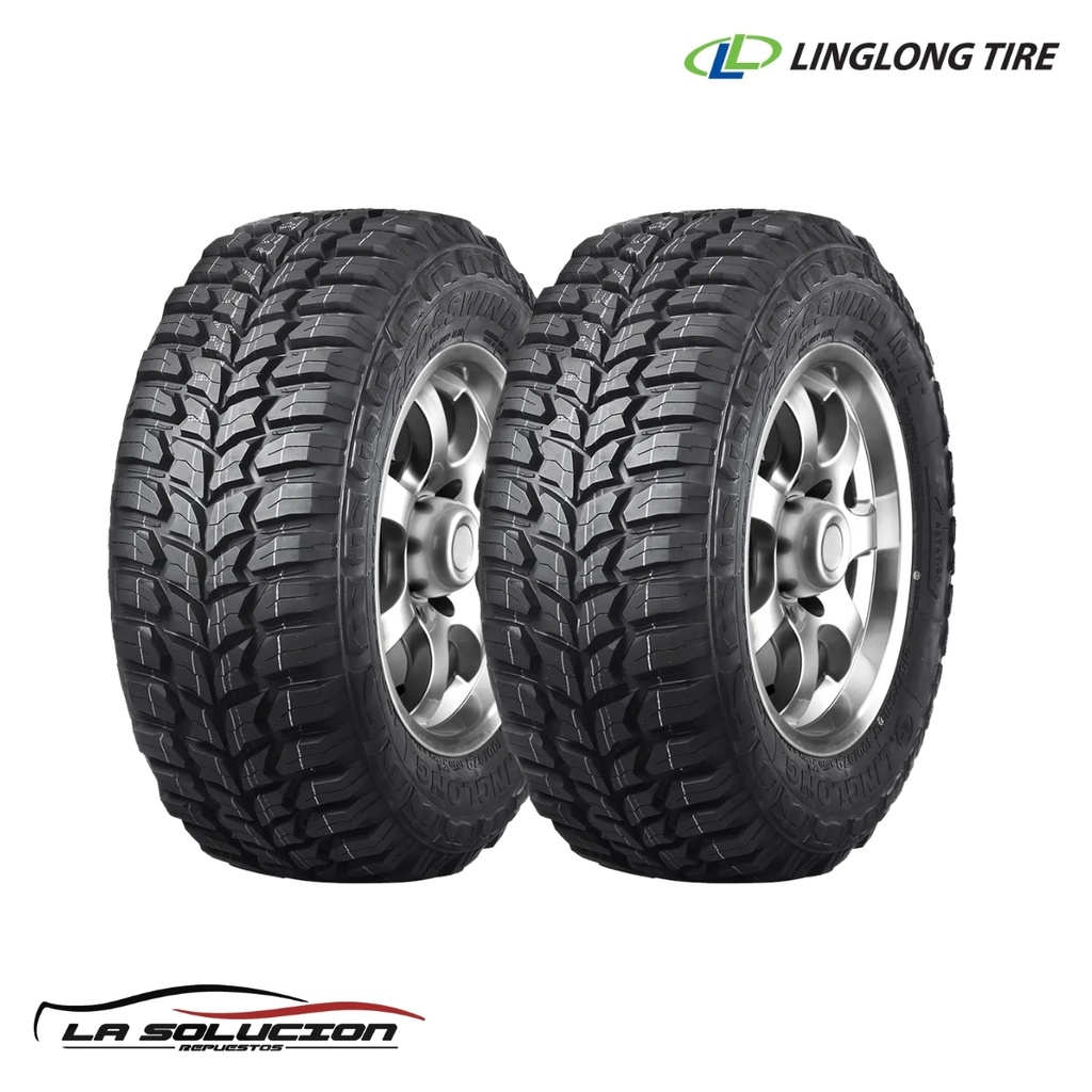PAR DE NEUMATICOS 265/70 R16 CROSSWIND MT PANTANERO 6PR LING LONG
