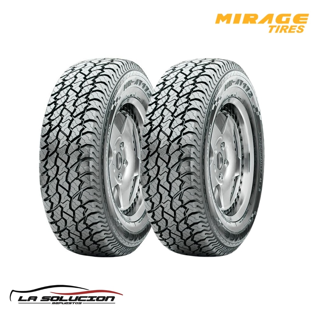 PAR DE NEUMATICOS 265/70 R16 MIRAGE MR-AT172 AT