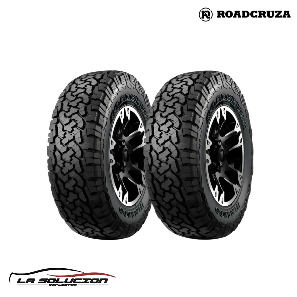 PAR DE NEUMATICOS 33X12.50 R17 ROADCRUZA 10PR A/T RA1100 BLK CHN