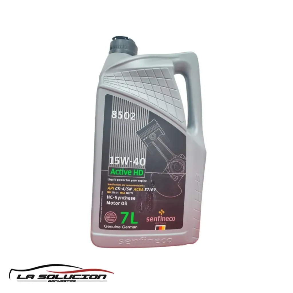 [23599] ACEITE SENFINECO 15W40 7 LITROS BENCINA-DIESEL DPF API CK-4/SN  ACEA E7/E9 DPF (8502) 