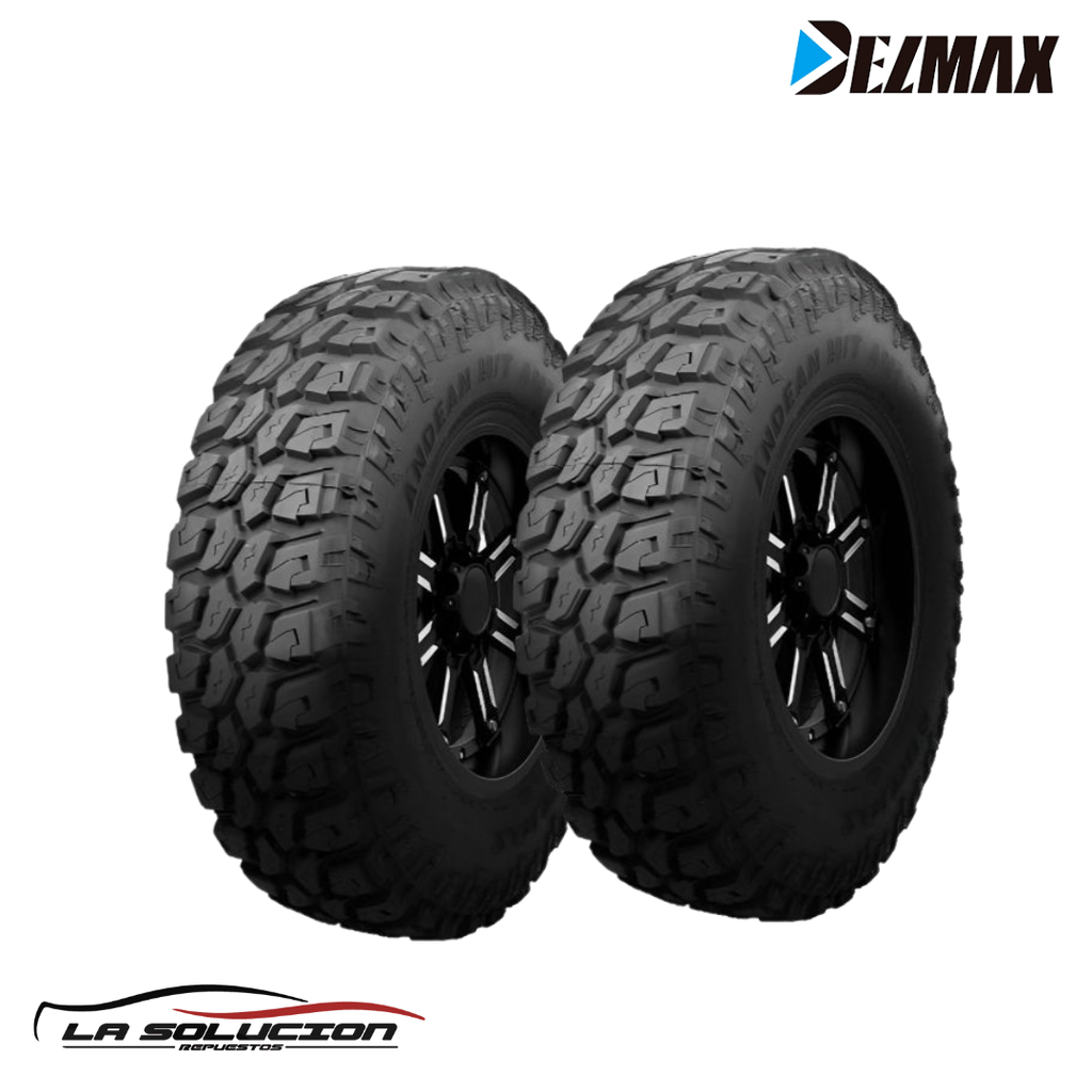 PAR DE NEUMATICOS 245/75 R16 DELMAX 120/160Q ANDEAN M/T AM1 LT 10PR