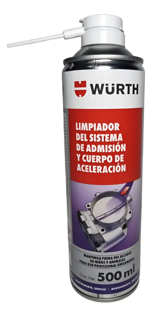 LIMPIADOR ADMISION GASOLINA 500 ML WURTH 