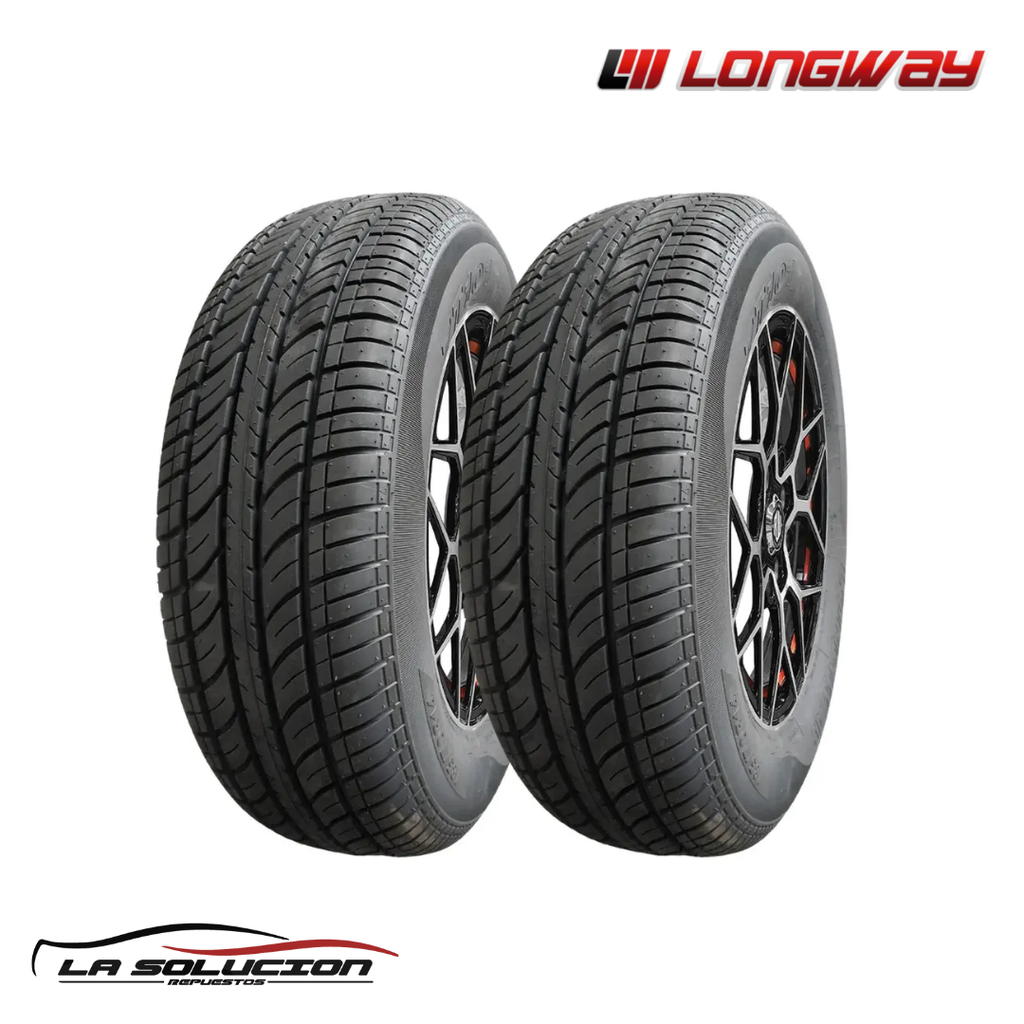PAR DE NEUMATICOS 165 R13 LONGWAY 94/93N ZT101 8PR 