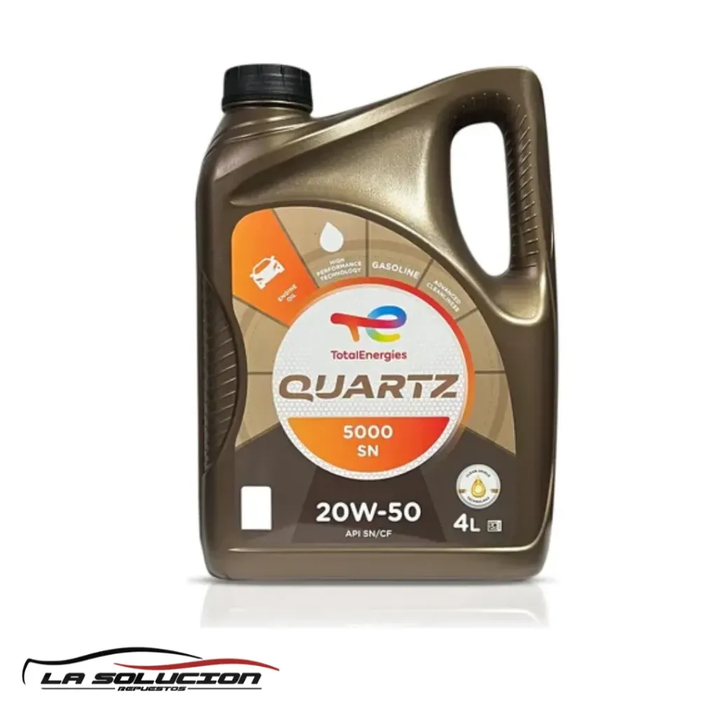[24095] ACEITE TOTAL 20W50 API BENCINA-DIESEL 5000 4LT