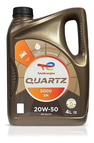 [24095] ACEITE TOTAL 20W50 API BENCINA-DIESEL 5000 4LT