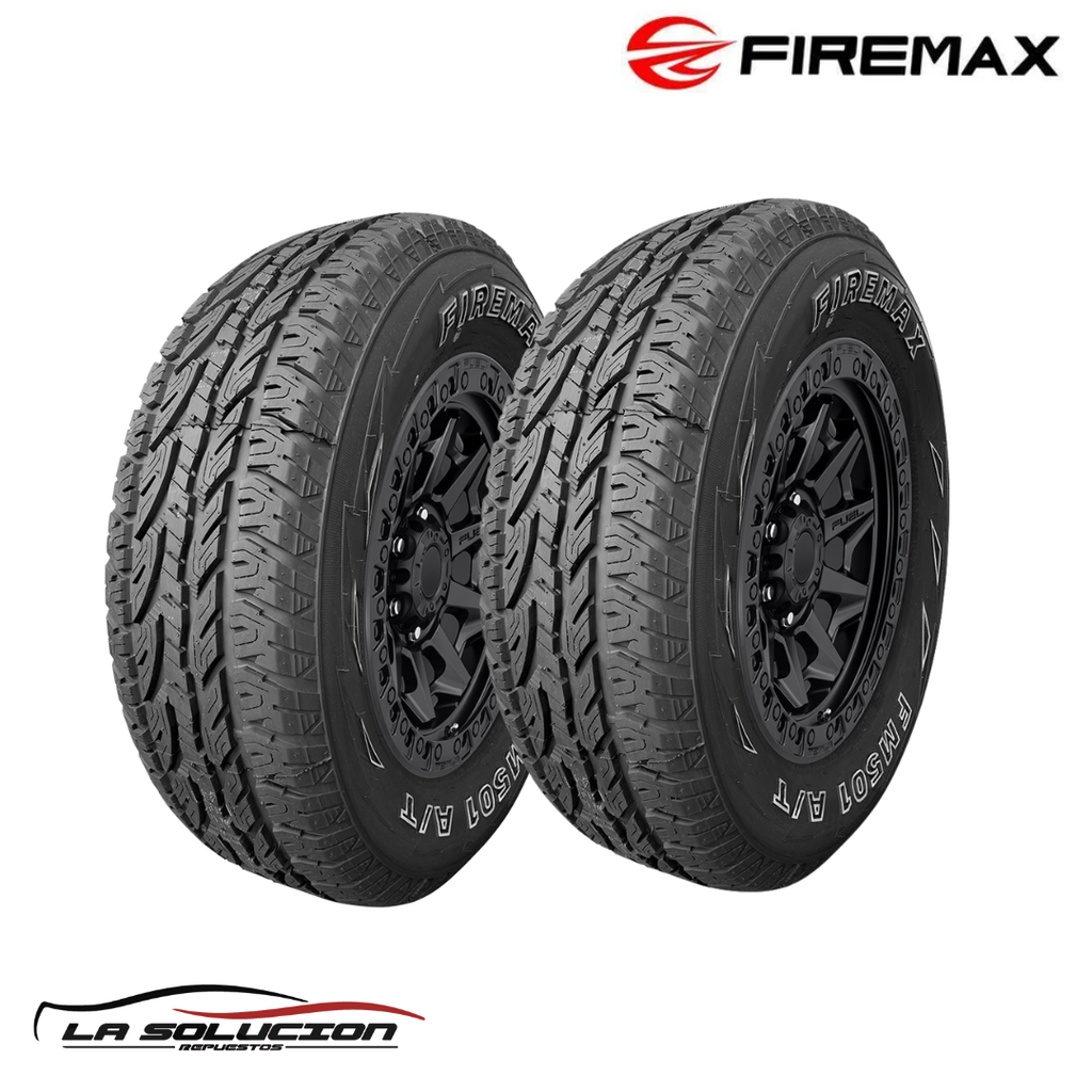 PAR DE NEUMATICOS 285/70 R17 FIREMAX AT 121/118S 8PR OWL FM501