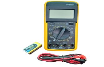 [24368] VOLTIMETRO | MULTITESTER  PROBADOR CORRIENTE AMARILLO