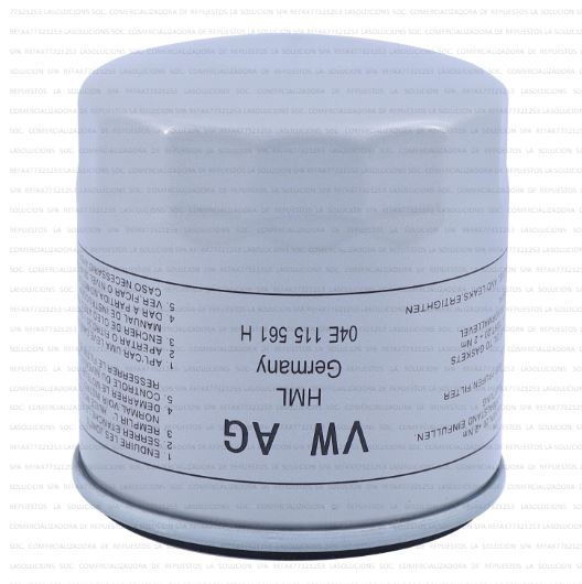 FILTRO ACEITE VOLKSWAGEN GOL 1.6 19-22| NIVUS 1.0 21-24| POLO 1.6 18-23| SAVEIRO 1.6 19-24| T-CROSS 1.0, 1.6 24-26| TIGUAN| VIRTUS| VOYAGE 1.6 19-23 IT ORIGINAL 