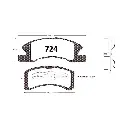 PASTILLA FRENO MITSUBISHI MIRAGE 1.2 14-21 SENFINECO (PB1055)