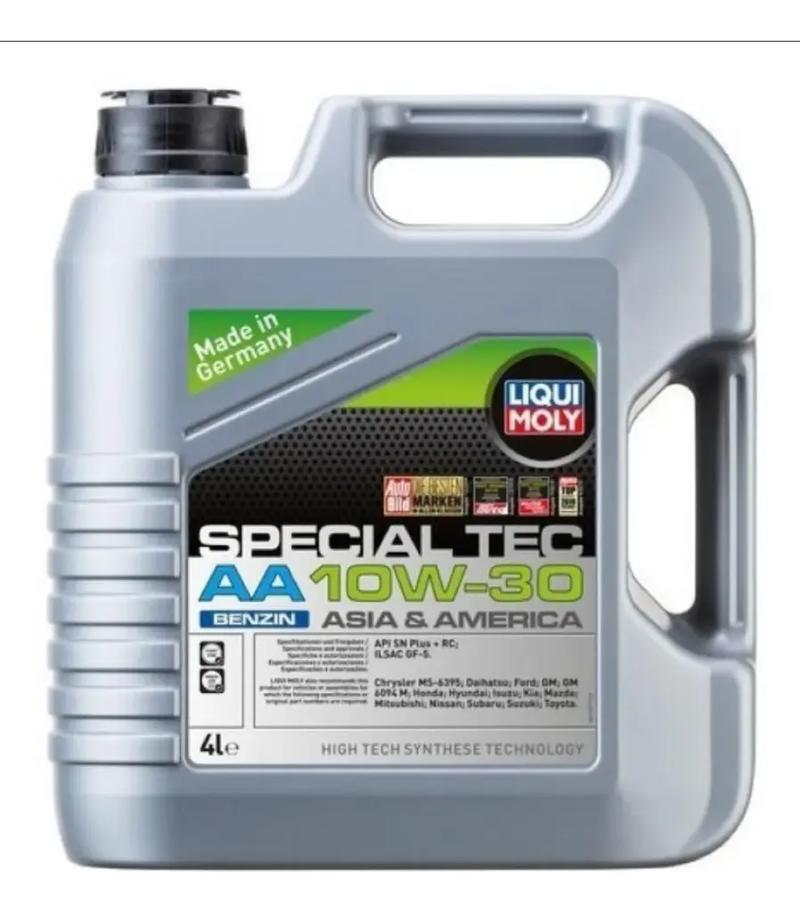 ACEITE 10W30 LIQUI MOLY SPECIAL TEC AA BENCINA 4 LITROS