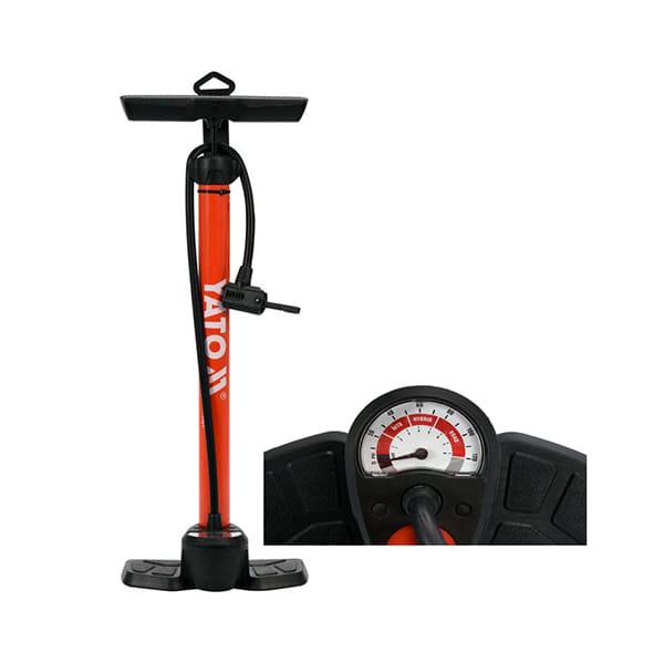 INFLADOR MANUAL C/MANOMETRO 0-120PSI