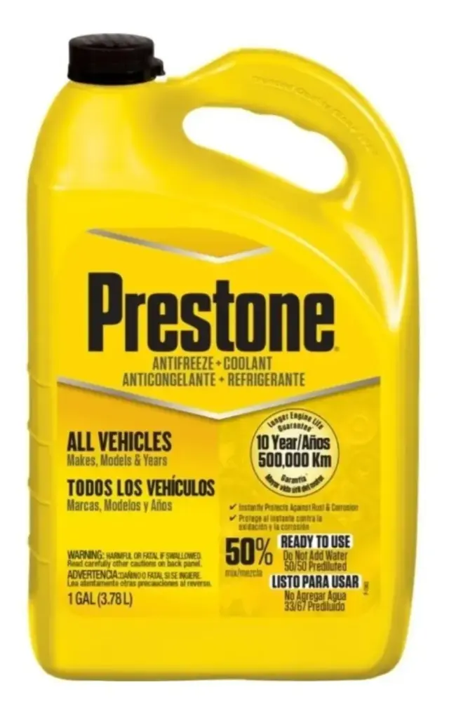 ANTICONGELANTE PRESTONE 50/50 TODO VEHICULO G2