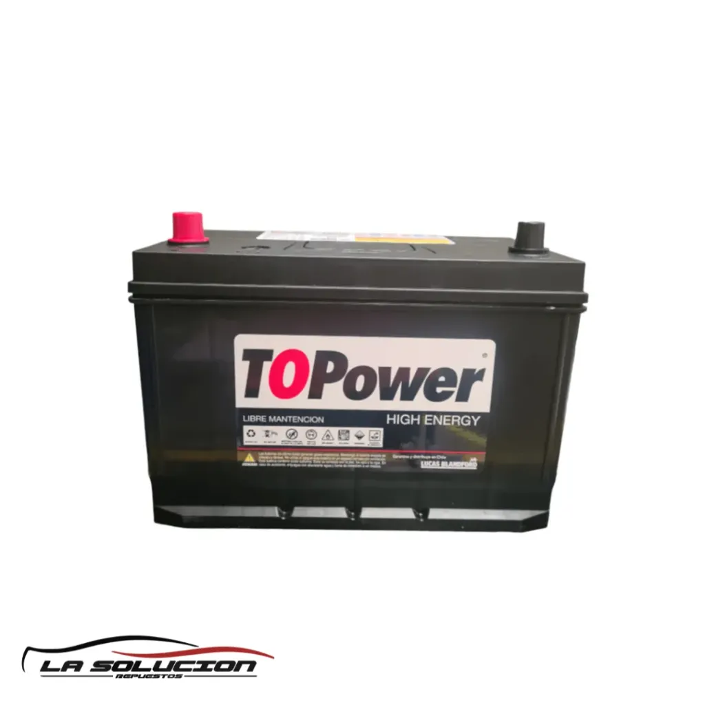 [24884] BATERIA 60 AMPERES TOPOWER 510 CCA POSITIVO IZQUIERDO T55D23R
