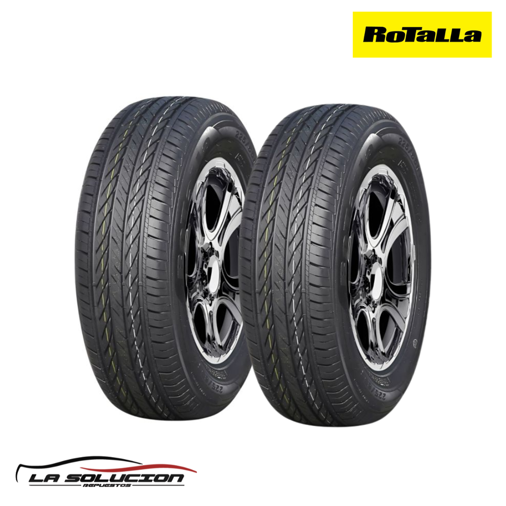 PAR DE NEUMATICOS 225/60 R18 ROTALLA ENJOYLAND RF10 100V PR H/T TL BLK CHN