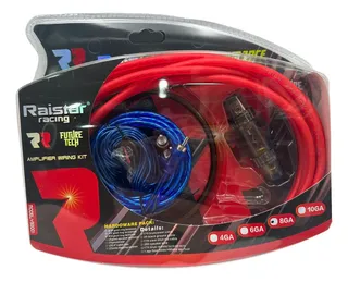KIT CABLES AMPLIFICACION AUTO 4GA