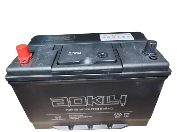 BATERIA 90 AMPERES AOKLY 750CCA POSITIVO IZQUIERDO C/PESTAÑA (105D31R)