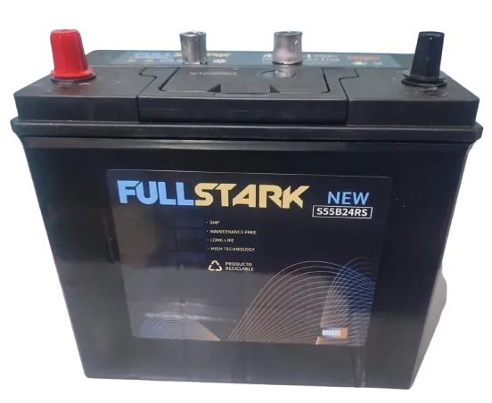 BATERIA 45 AMPERES FULLSTARK CCA 420 POSITIVO IZQUIERDO BI-BORNE (S55B24RS)