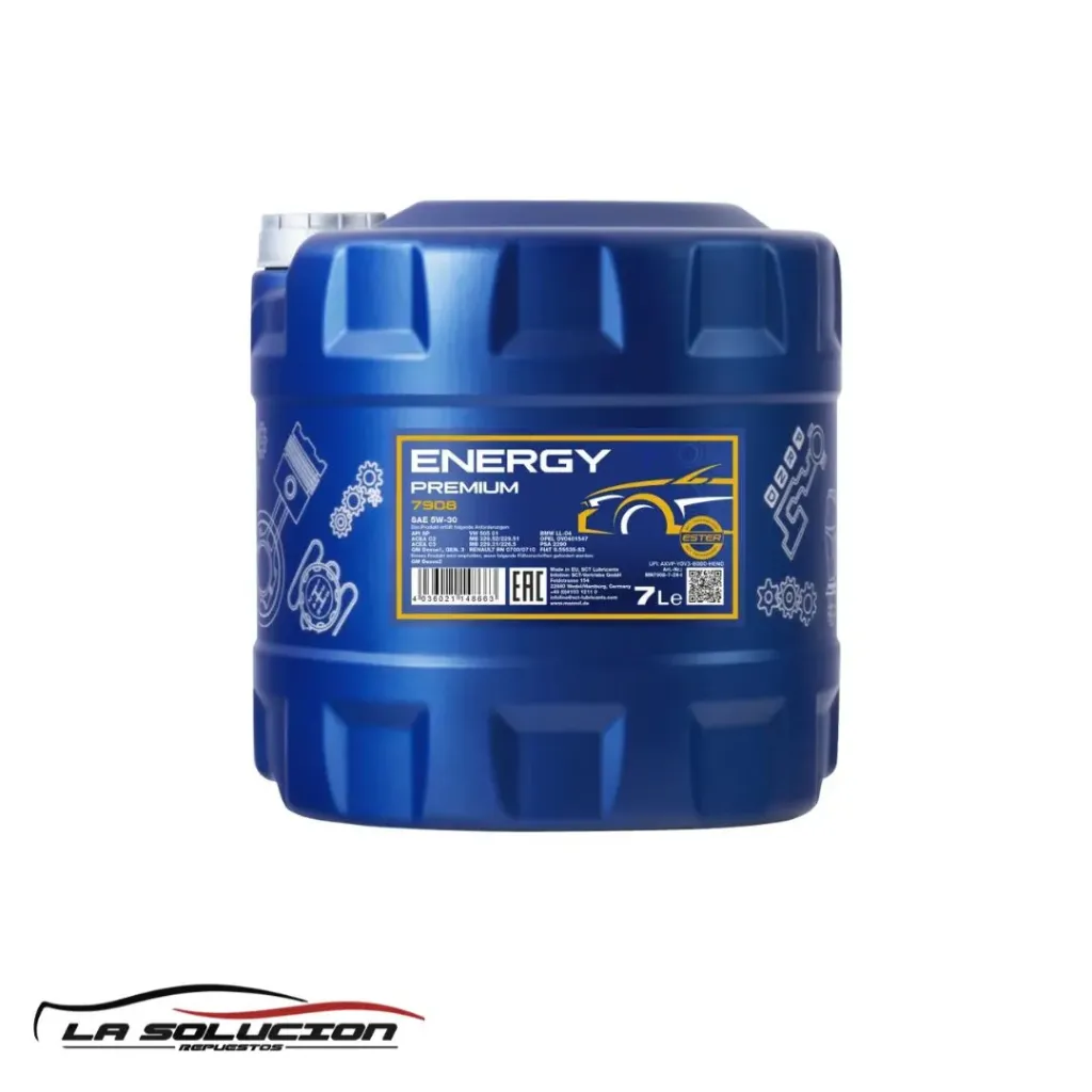 ACEITE 5W30 MANNOL ENERGY PREMIUM ACEA C3 7LITRO