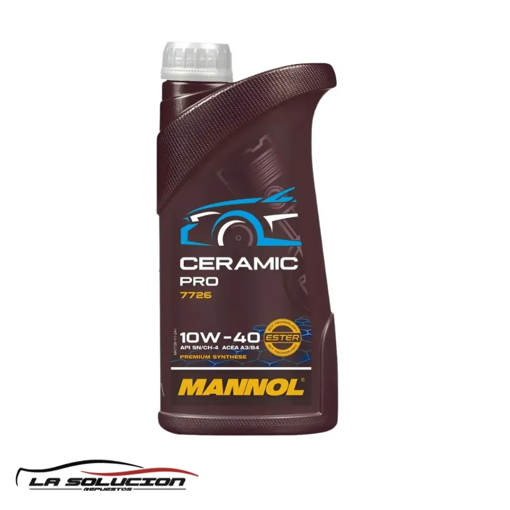 ACEITE MANNOL 10W40 CERAMICA PRO API SN/CH4 1 LITRO