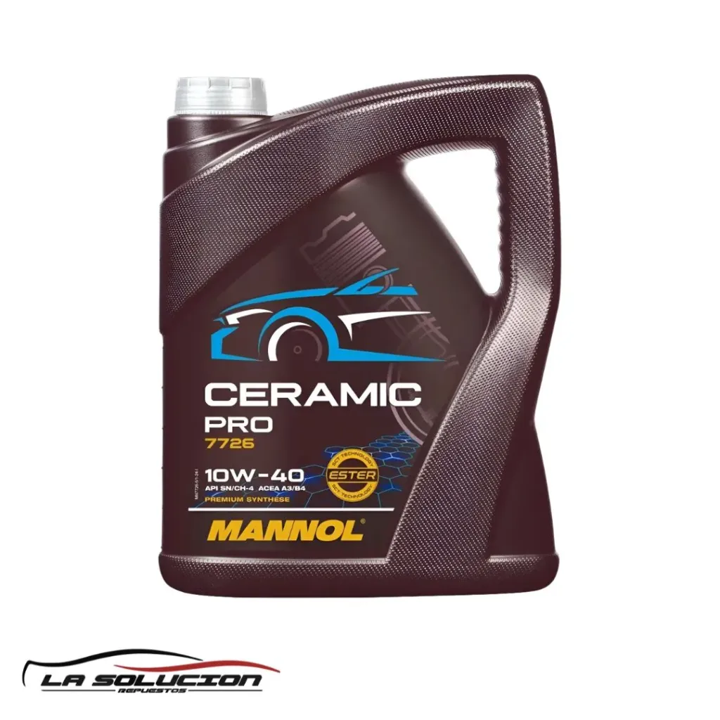 [25370] ACEITE MANNOL 10W40 CERAMICA PRO API SN/CH4 4 LITROS