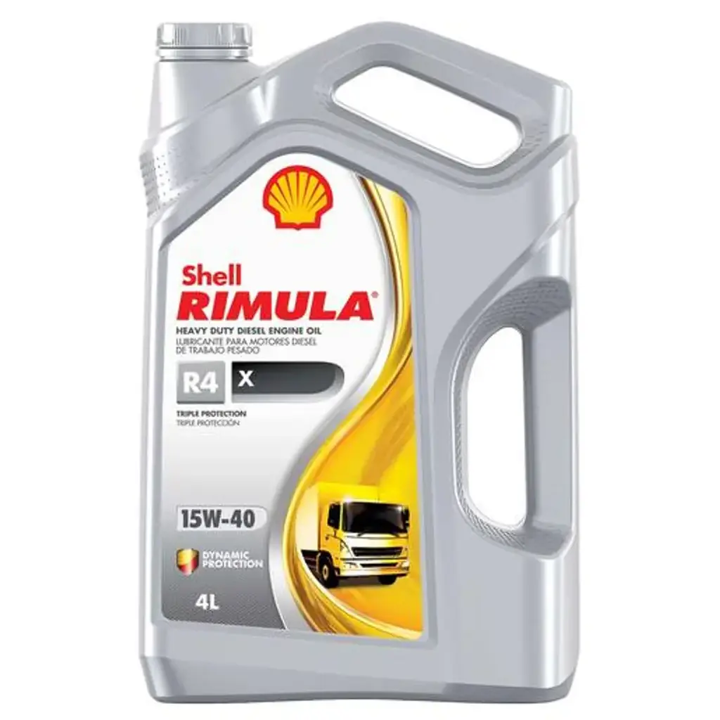 [180] ACEITE SHELL 15W40 RIMULA R4 X DIESEL 4LT