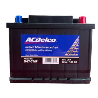 BATERIA 62 AMPERES ACDELCO 550 CCA TIPO 55 DERECHO S47-7 (2723164)