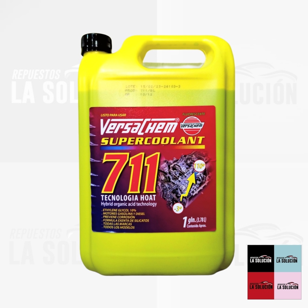 [339] ANTICONGELANTE VERSACHEM 711 - 3 GRADOS VERDE