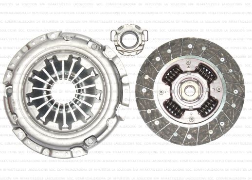 KIT EMBRAGUE CHEVROLET SAIL/N300 1.2 11-18 187 MM KR (24103502) 3PC UB2D2