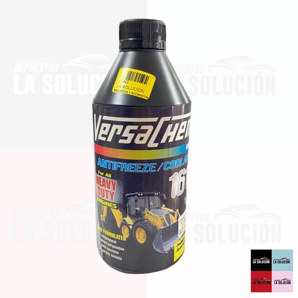 ANTICONGELANTE VERDE VERSACHEM 161 CONCENTRADO 1L -52°