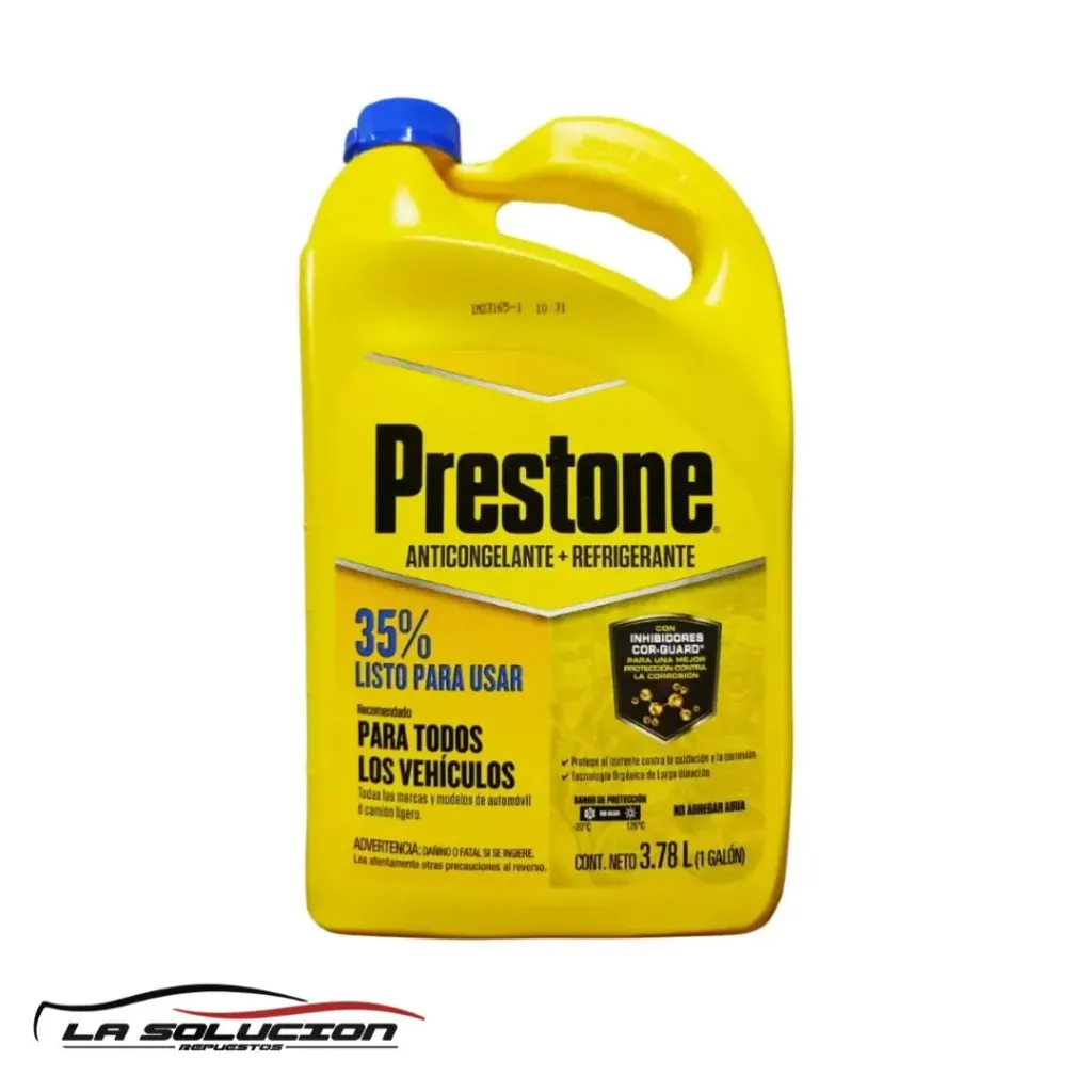 ANTICONGELANTE VERDE PRESTONE -20 GRADOS 35%