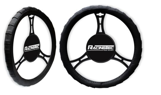 CUBRE VOLANTE TUBULAR NEGRO TALLA M