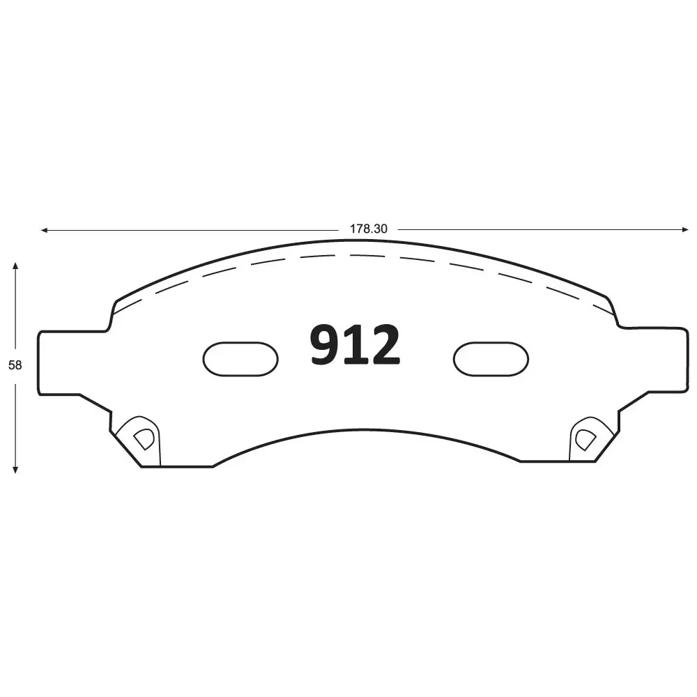 PASTILLA FRENO CHEVROLET D-MAX  | TRAILBLAZER 02-16 178.3MM GTX