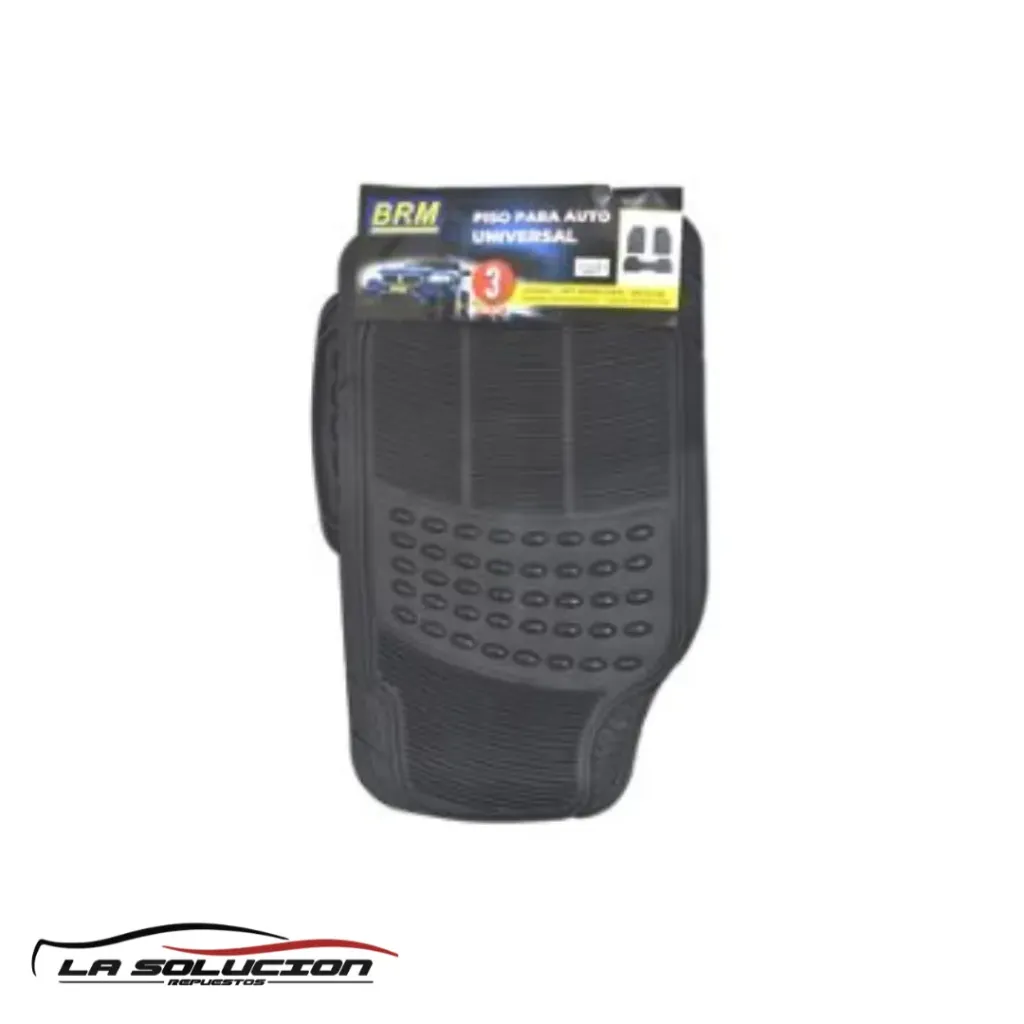 [3115] SET PISO GOMA 3 PIEZAS UNIVERSAL CAMELLO BRM