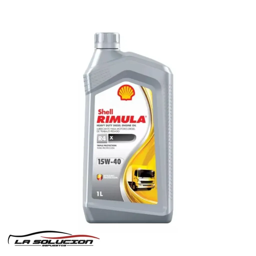 [3392] ACEITE SHELL 15W40 RIMULA R4 X DIESEL 1LT UB00