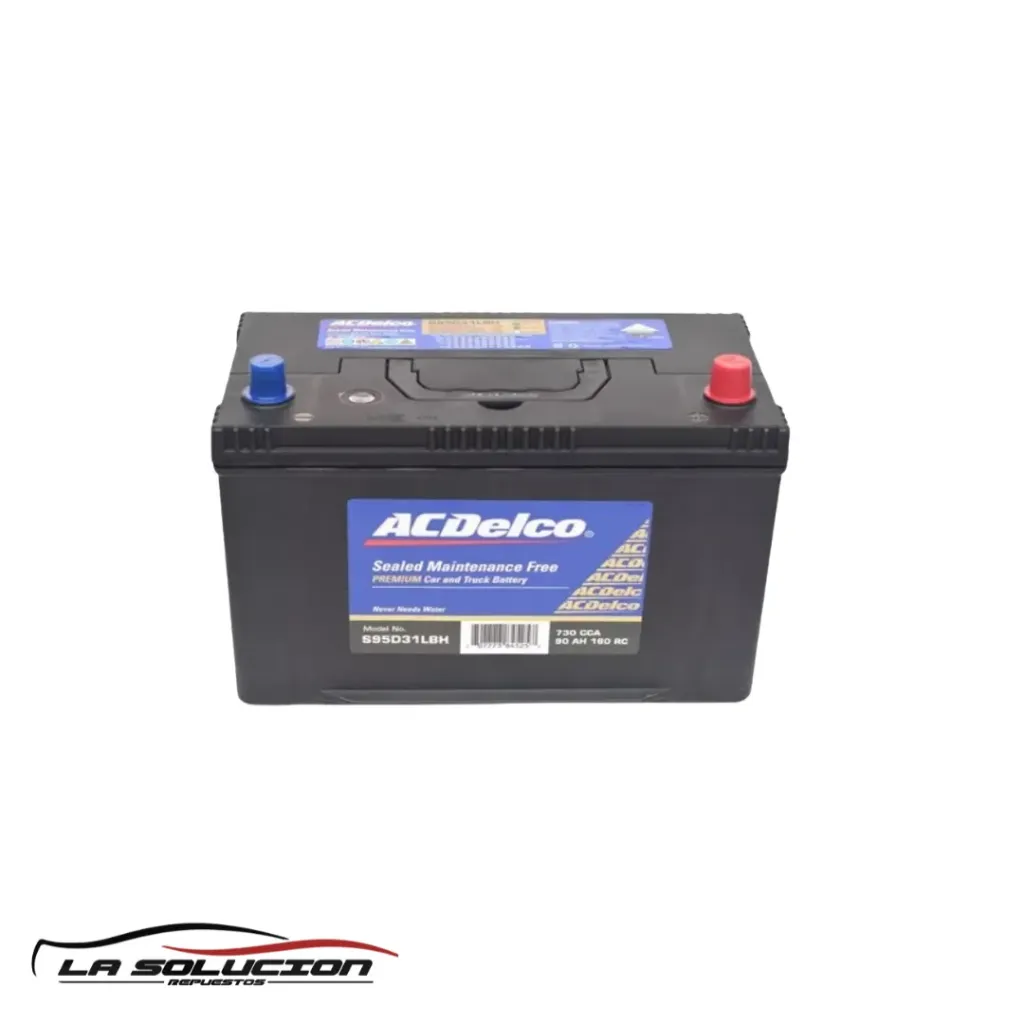 [4411] BATERIA 90 AMPERES ACDELCO 730 CCA POSITIVO DERECHO (S95D31LBH)